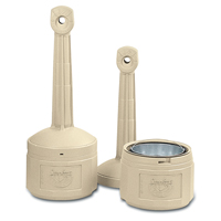 Cendriers Smoker's Cease-Fire, Sur pied, Plastique, Capacit&eacute; 4 gal. US, Hauteur 38-1/2" Nuna Depot Inc.