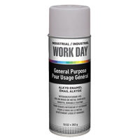 Peinture industrielle Work Day, Gris, Tr&egrave;s mat, 10 oz, Canette a&eacute;rosol Nuna Depot Inc.