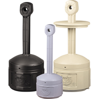 Cendriers Smoker's Cease-Fire, Sur pied, Plastique, Capacit&eacute; 1 gal. US, Hauteur 30" Nuna Depot Inc.