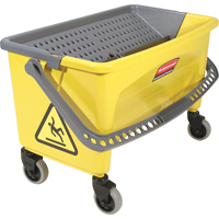 Microfibre Press Wring Buckets, Down Press, 10.75 US Gal. (43 Quart), Yellow Nuna Depot Inc.