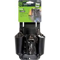 Tool Belt Pouch, Multiple Tool Holder, Leather, 4 Pockets Nuna Depot Inc.