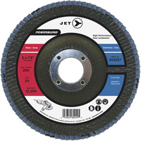 POWERBLEND Flap Disc, 5" x 7/8", Type 29, Z40 Grit, Zirconia Alumina Nuna Depot Inc.