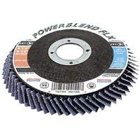 PowerBlend FLX Flexible Flap Disc, 4-1/2" x 7/8", Type 27, Z60 Grit, Zirconia Alumina Nuna Depot Inc.