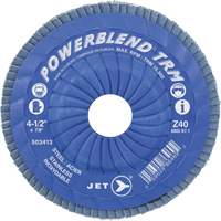 POWERBLEND TRM Trimmable Flap Disc, 5" x 7/8", Type 29, Z60 Grit, Zirconia Alumina Nuna Depot Inc.