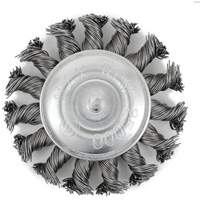 EKR275-20 Shaft-Mounted Knot Twisted Radial Brush, 3", .02" Fill, 1/4" Shank Nuna Depot Inc.