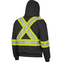 337SF Flame-Resistant Zip Style Hoodie, Men's, Small, Black, 22 cal/cm² Nuna Depot Inc.