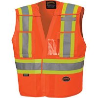 6930 Veste de s&eacute;curit&eacute; d&eacute;tachable &agrave; &eacute;paules tombantes, Orange haute visibilit&eacute;, 2T-Grand/3T-Grand, Polyester Nuna Depot Inc.