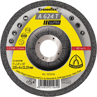 A 624 T Supra Kronenflex&reg; Grinding Disc, 5" x 1/4", 7/8" Arbor Nuna Depot Inc.