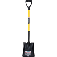 Square Point Shovel, Fibreglass, Tempered Steel Blade, D-Grip Handle, 32-1/2" Long Nuna Depot Inc.