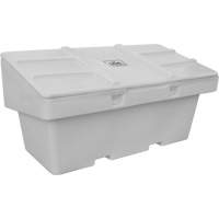 Contenants pour sel & sable SOS, Avec Moraillon, 72" x 36" x 36", 36 pi³, Gris Nuna Depot Inc.