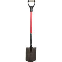 Heavy-Duty Shovels, Fibreglass, Carbon Steel Blade, D-Grip Handle, 30-1/2" Long Nuna Depot Inc.