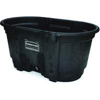 Stock Tank, 31" D x 53" W x 25-1/8" H, 800 lbs. Capacity, Black Nuna Depot Inc.