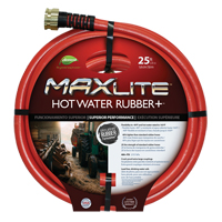 Hot Water Hose, Rubber, 5/8" dia. x 25' L Nuna Depot Inc.