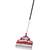 Multi-Purpose Lawn Rake, 20" Blade, 20 Tines, Hardwood Handle, Steel Blade Nuna Depot Inc.
