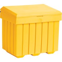 Economy Salt Sand Storage Container, 32" x 23" x 27-1/2", 10 cu. Ft., Yellow Nuna Depot Inc.