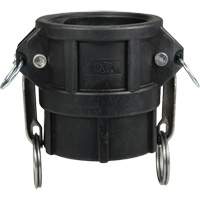 Coupleur &agrave; came et cannelure, Polypropyl&egrave;ne, Type D, 3", NPT femelle, 60 PSI Nuna Depot Inc.