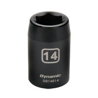 Metric Socket, Impact, 8 mm, 1/2" Drive, 6 Points Nuna Depot Inc.
