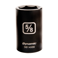 SAE Socket, Impact, 3/8", 1/2" Drive, 6 Points Nuna Depot Inc.