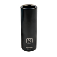 SAE Socket, Impact, 3/8", 1/2" Drive, 6 Points, Deep Nuna Depot Inc.