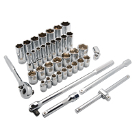 Jeu de douilles SAE, 38 Mcx, Prise de 1/2", Profond Nuna Depot Inc.