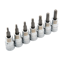 Standard Length Socket Set, Torx&reg;, 1/2" Drive, 7 Pcs Nuna Depot Inc.