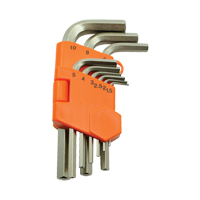 Hex Key Set, 9 Pcs., Metric Nuna Depot Inc.