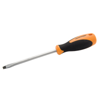 Slotted Screwdriver, 1/4" Tip, Round, 9-1/3" L, Cushion Grip Handle Nuna Depot Inc.