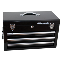 Hand Tool Box with Drawers, 10" D x 20" W x 12" H, Black Nuna Depot Inc.