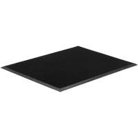 Tapis Gritstop Fingermat, Caoutchouc, Grattoir Type, Motif Textur&eacute;, 2' x 2-2/3', Noir Nuna Depot Inc.