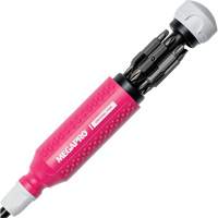 Original Pink 15-in-1 Multi-Bit Screwdriver, 8-37/50" L, Textured Handle Nuna Depot Inc.