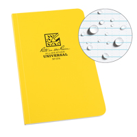 Livre reli&eacute; Field-Flex, Couverture souple, Jaune, 128 Pages, 4-5/8" , 7-1/4"  Nuna Depot Inc.
