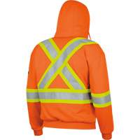 338SF Flame-Resistant Zip Style Hoodie, Men's, X-Large, High Visibility Orange, 22 cal/cm² Nuna Depot Inc.