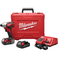 M18 Cordless Hex Impact Driver Kit, 1/4", 1500 in-lbs Max. Torque, 18 V, Lithium-Ion Nuna Depot Inc.