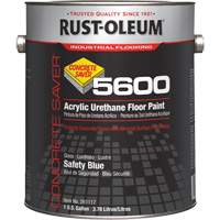 Peinture d'acrylique pour plancher Concrete Saver 5600 System, 1 gal., &agrave; l'eau, Brillant, Bleu Nuna Depot Inc.