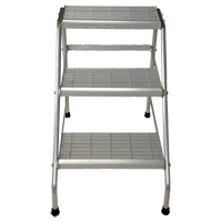 Aluminum Step Stand, 3 Steps, 34-9/16" x 22-13/16" x 30" High Nuna Depot Inc.