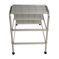 Aluminum Step Stand, 3 Steps, 34-9/16" x 22-13/16" x 30" High Nuna Depot Inc.