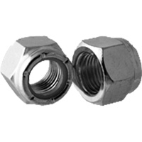Bague arr&ecirc;toir en nylon mince de s&eacute;rie lourde NTU pour &eacute;crou de blocage, 3/4"-10 dia, Zingu&eacute; Nuna Depot Inc.