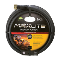 MAXLite Water Hose, Rubber, 3/4" dia. x 50' L Nuna Depot Inc.