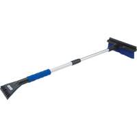 Snow Brush, Telescopic, Polypropylene Blade, 32-1/2" Long, Blue Nuna Depot Inc.