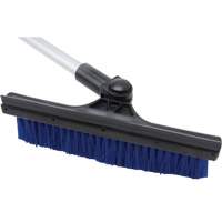 Snow Brush, Telescopic, Polypropylene Blade, 32-1/2" Long, Blue Nuna Depot Inc.