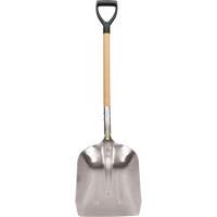 Scoop Shovel, Wood, Aluminum Blade, D-Grip Handle, 24-1/2" Length Nuna Depot Inc.