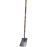 Pro Square Point Shovel, Fibreglass, Tempered Steel Blade, Straight Handle, 48" Long Nuna Depot Inc.