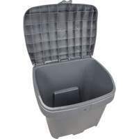 Salt & Sand Storage Bins, With Hasp, 21" x 27" x 26", 4.24 cu. ft., Grey Nuna Depot Inc.