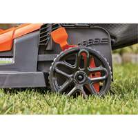 Lawn Mower with Comfort Grip Handle, Push Walk-Behind, Electric, 15" Cutting Width Nuna Depot Inc.