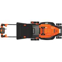 Lawn Mower with Comfort Grip Handle, Push Walk-Behind, Electric, 17" Cutting Width Nuna Depot Inc.