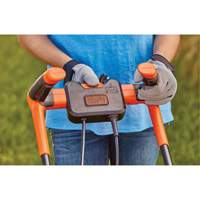 Lawn Mower with Comfort Grip Handle, Push Walk-Behind, Electric, 17" Cutting Width Nuna Depot Inc.