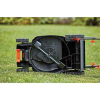 Lawn Mower with Comfort Grip Handle, Push Walk-Behind, Electric, 17" Cutting Width Nuna Depot Inc.