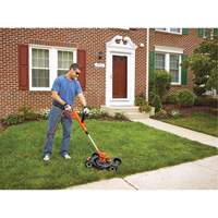 3-in-1 Compact Mower, Push Walk-Behind, Electric, 12" Cutting Width Nuna Depot Inc.