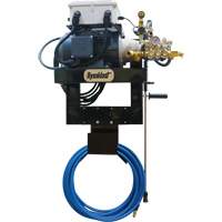 575V Wall Mounted Hot & Cold Water Pressure Washer, Electric, 1900 PSI, 4 GPM Nuna Depot Inc.