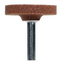 Vitrified Bond Mounted Points, W235, Aluminum Oxide, 1-1/2" Dia., 1/4" L, 60 Grit Nuna Depot Inc.